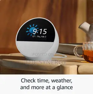2024 Amazon Echo Spot, Smart Alarm Clock,Vibrant Sound,Alexa