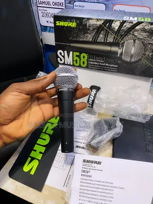 ORIGINAL SHURE Legendary Cord Dynamic Microphone - Sm58 -