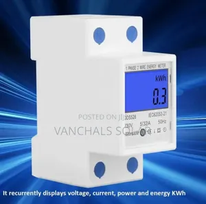 Single Phase Energy Check Meter Card Reader 80a