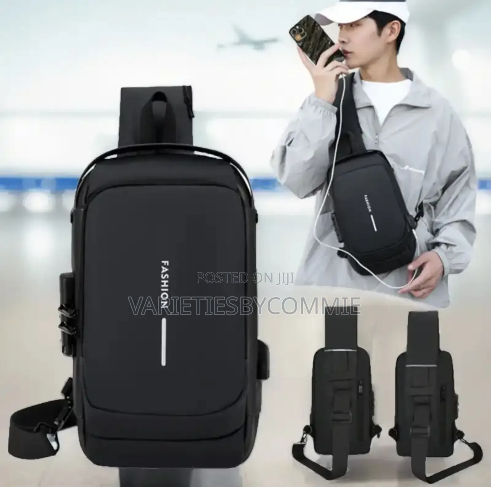 Anti Theft Cross Body Sling Bag