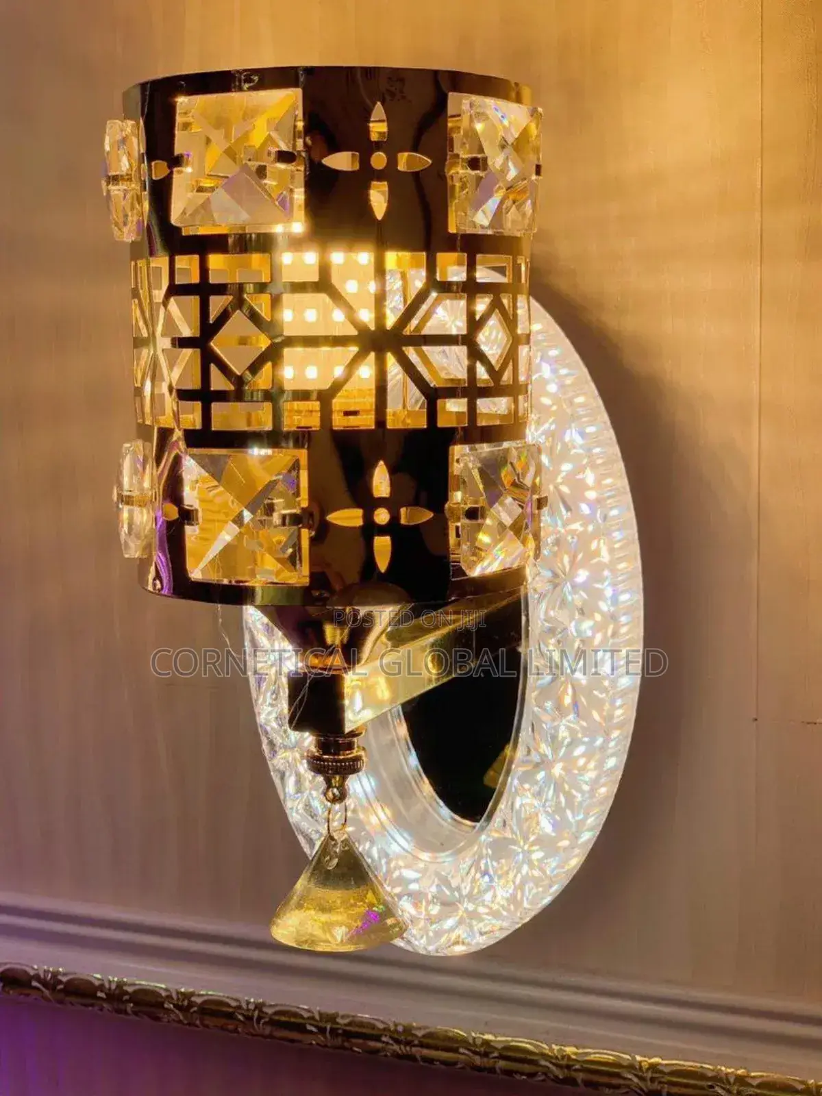 Modern Quality Luxury Crystal LED Wall Bracket Light