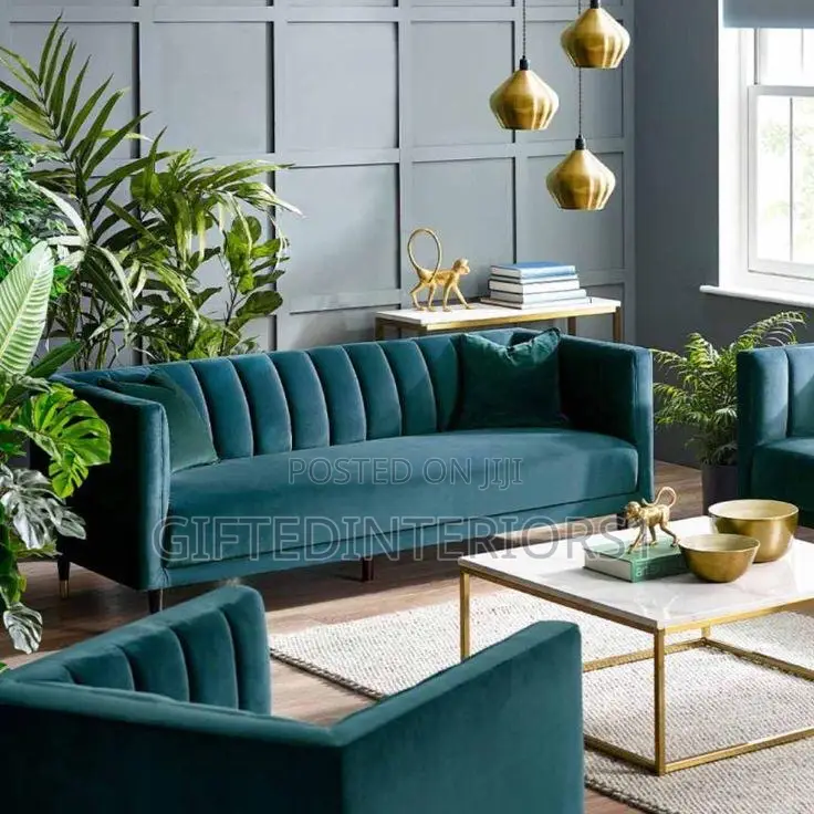 Striped Sofa Set