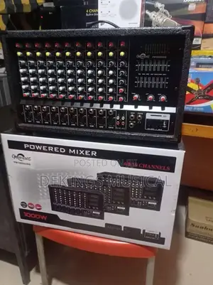 10 Channels Powered Mixer Amplifier Bt/ Usb