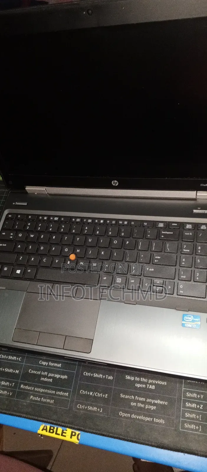 Laptop HP EliteBook 8570W 32GB Intel Core I7 SSD 512GB in Ikeja