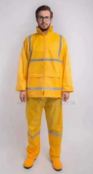 Rain Coat Up And Down With Reflective