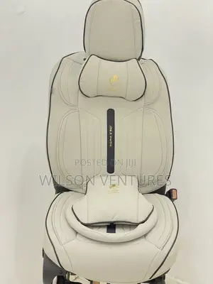 Plain Gray Color Leather Car Seat Cover