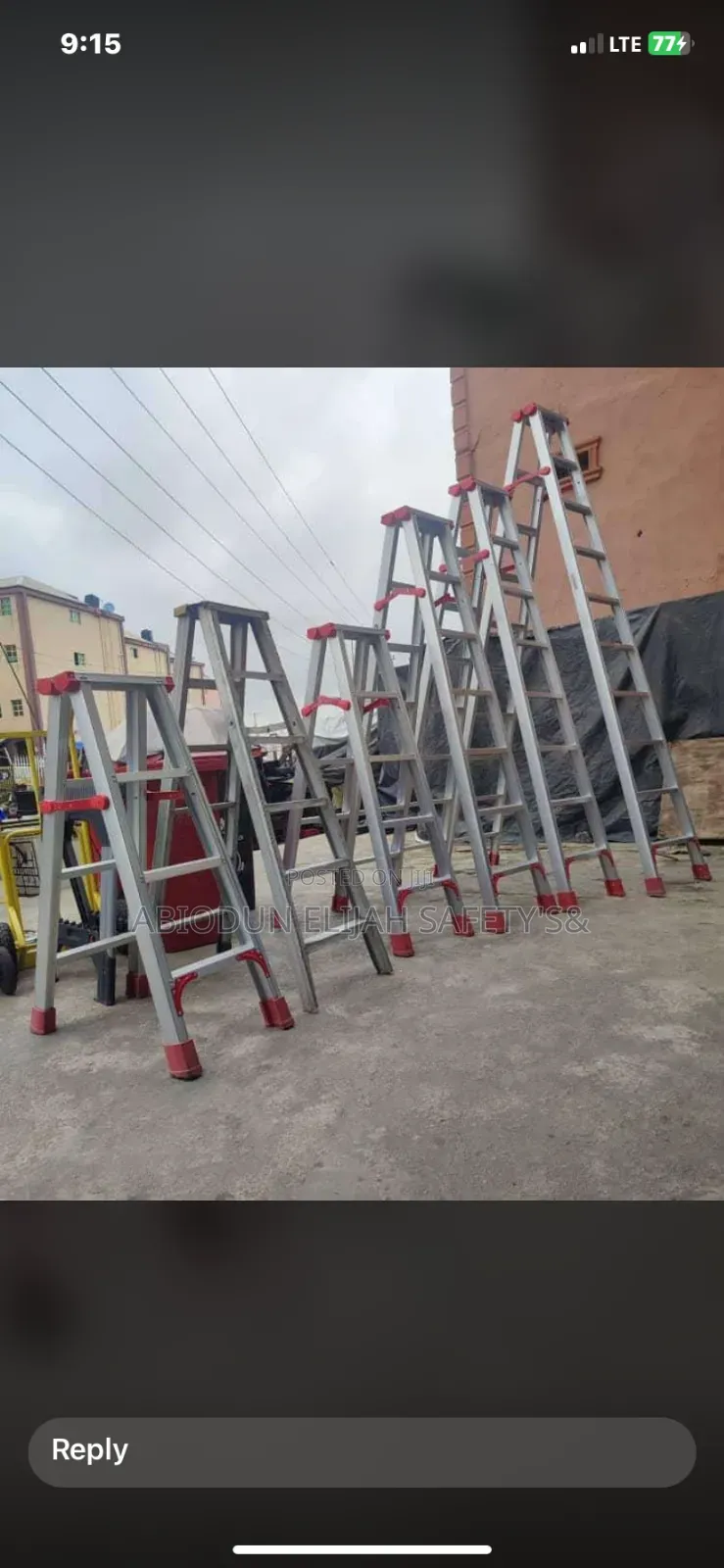 A Shape Ladder 6 Leg Steps Available