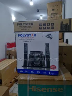 Photo - Polystar 5 Speaker Set Smooth and Smart Home Theater System