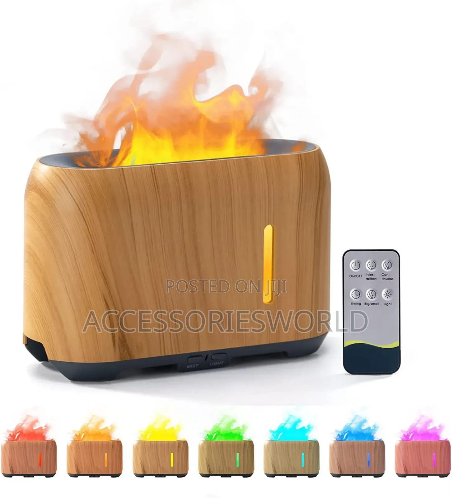 Flame Aroma Diffuser With Remote Control