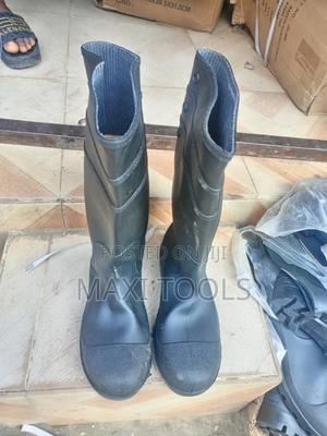 Black Safety Rain Boot