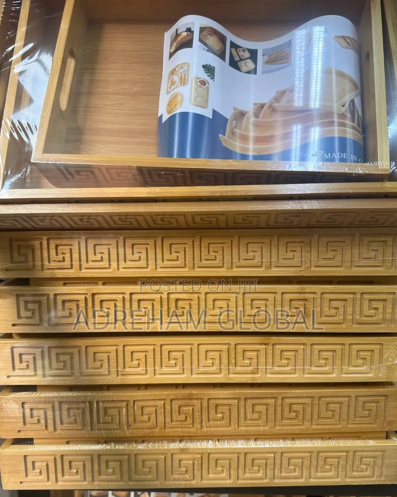 3 in 1 Bamboo Tray