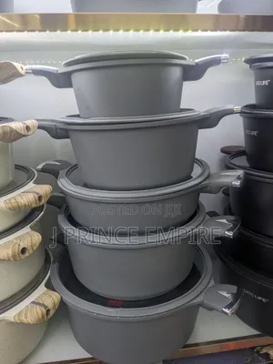 5 Pieces Die-Cast Pot Set