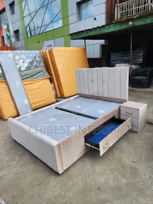 Quality 4.5by6 Upholstery Padded Bed Frame