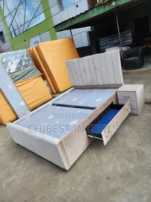 Cream Colour 4.5by6 Bed Stand.