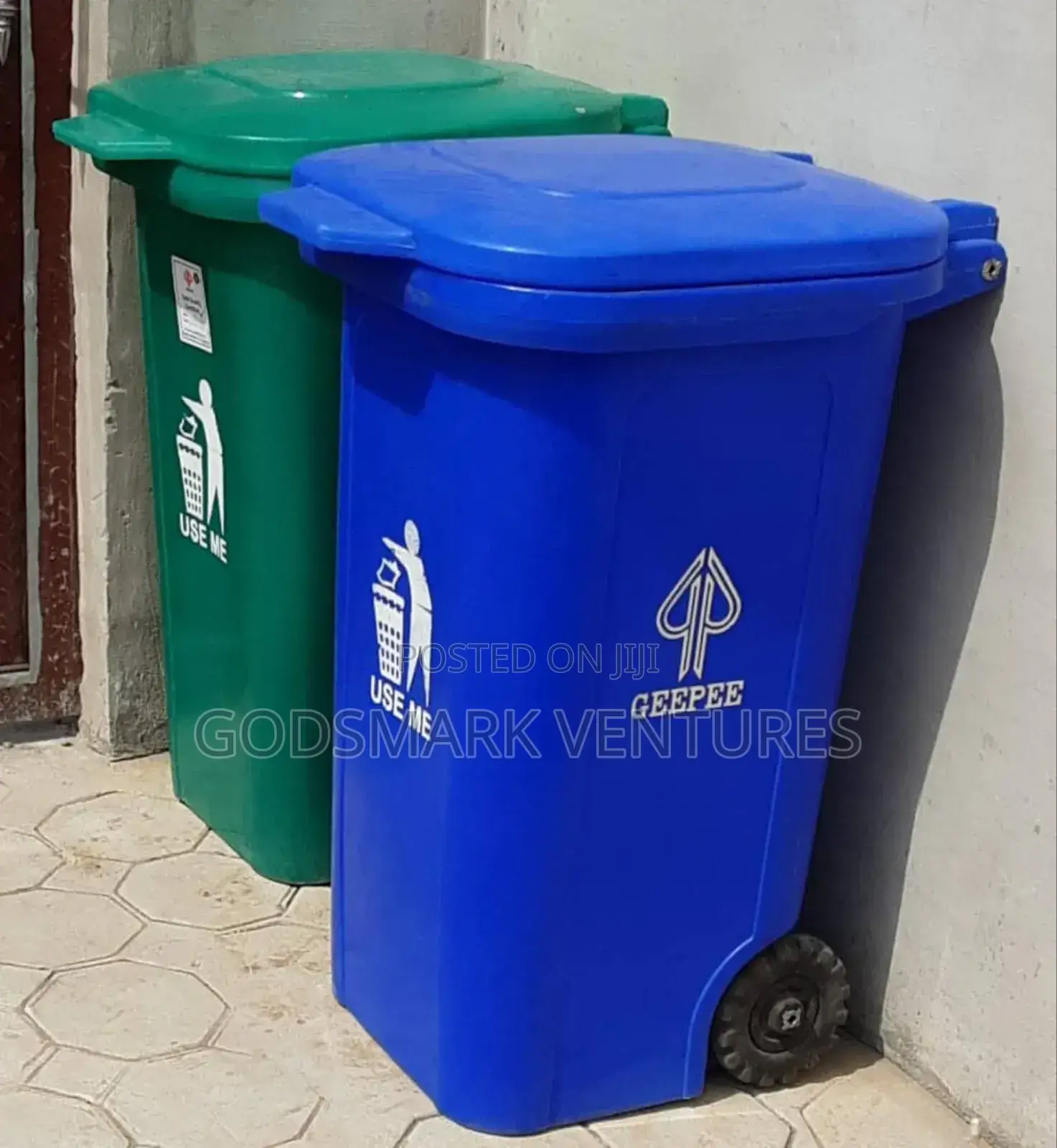 240 Litres Geepee Waste Bin/Wheeler