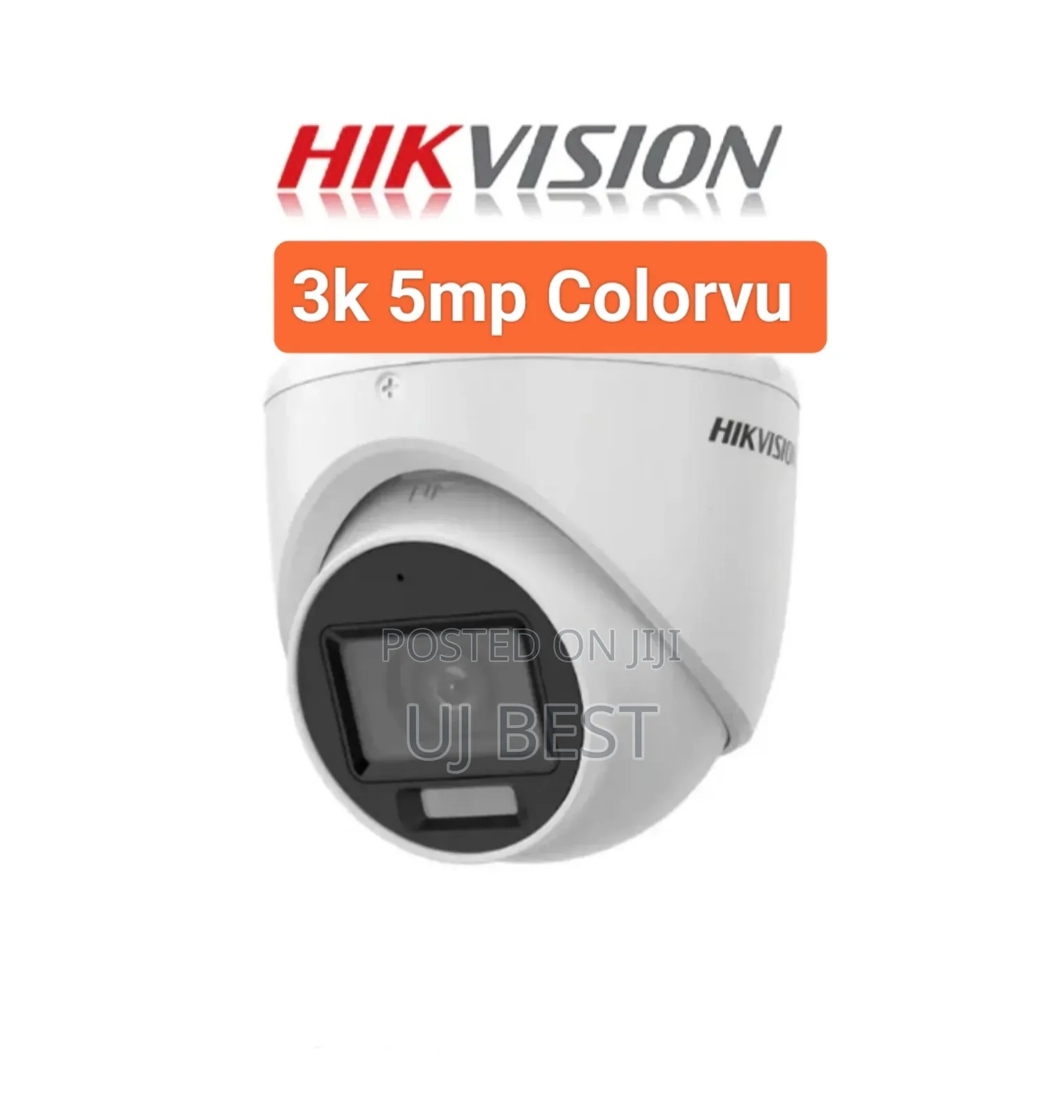 Hikvision 5MP Smart Hybrid Light Audio Turret Camera in Ikeja