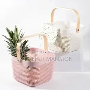 Metal Mesh Storage Basket
