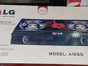 Lg Glass Gas Cooker - Big Size