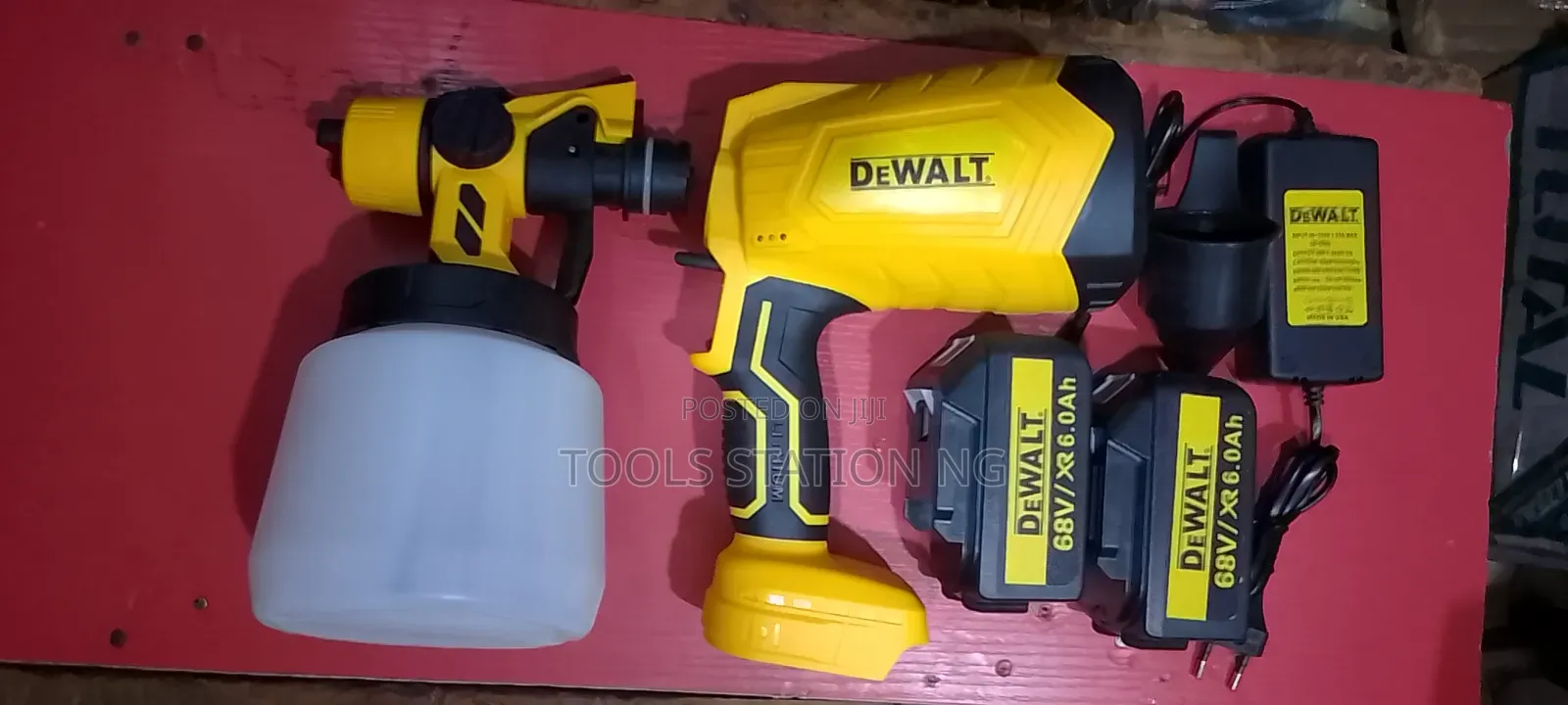 Dewalt 68V Cordless Spray Gun.