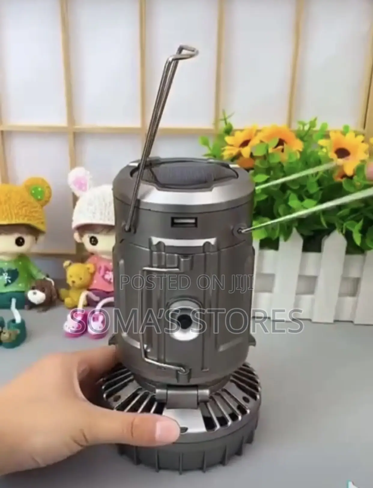 Big Champing Light With Fan