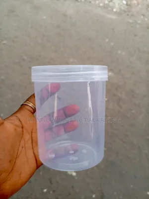 500g Transparent Plastic Container Jar