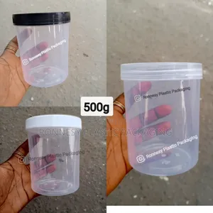 500g Transparent Plastic Container Jar