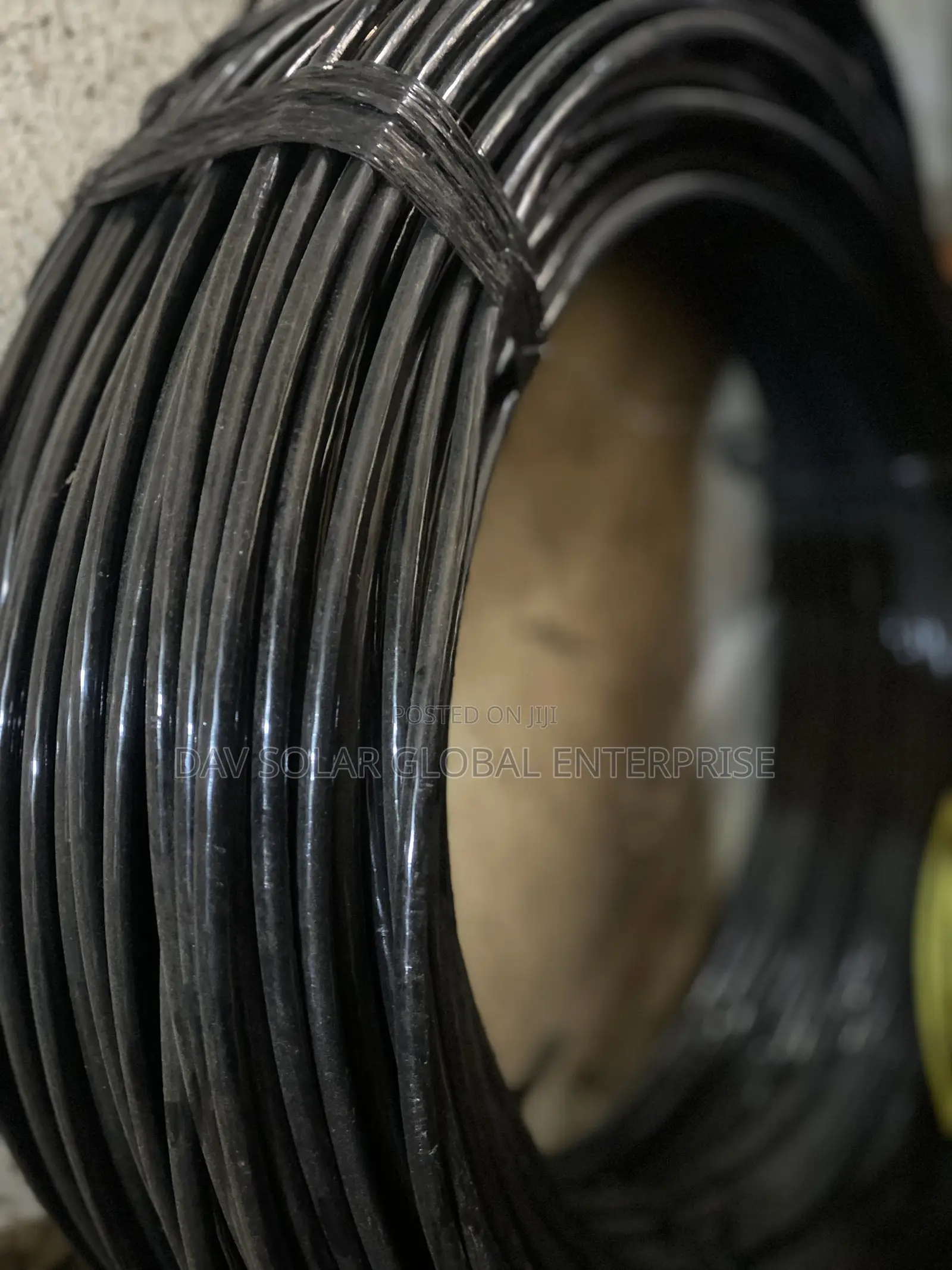 25mmx1 Black Cable
