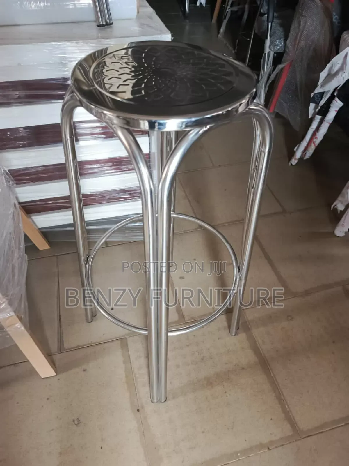 Chrome Stool