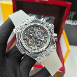 Photo - Big Bang White Rubber Strap Chrono Watch