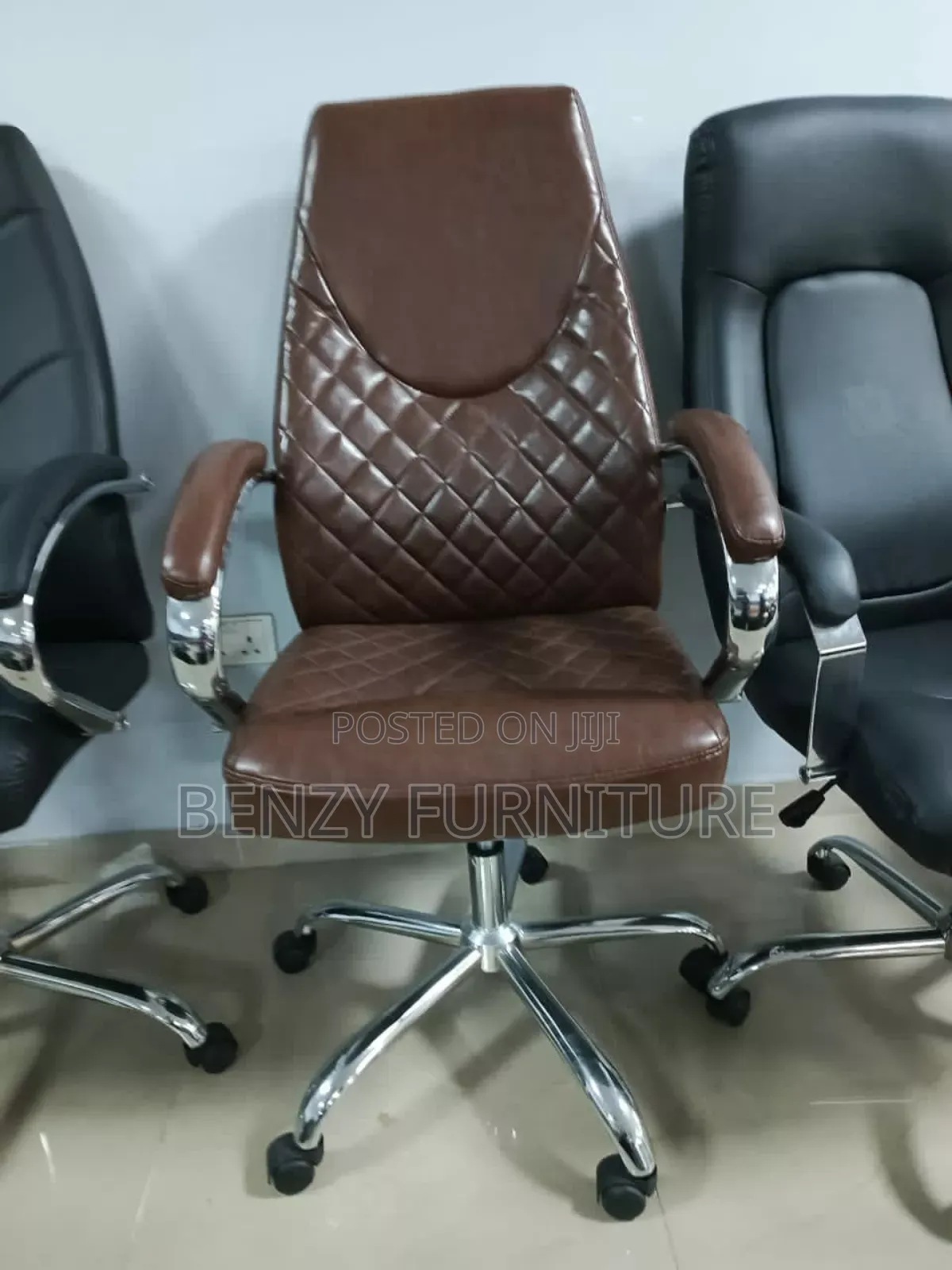 Office Leather Swivel Chair