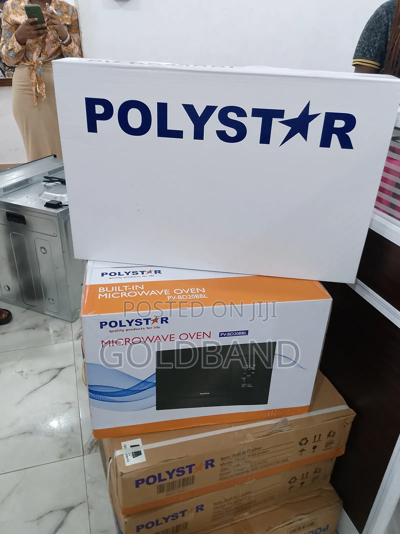 20ltr Built-in Polystar Microwave (Grill-Function
