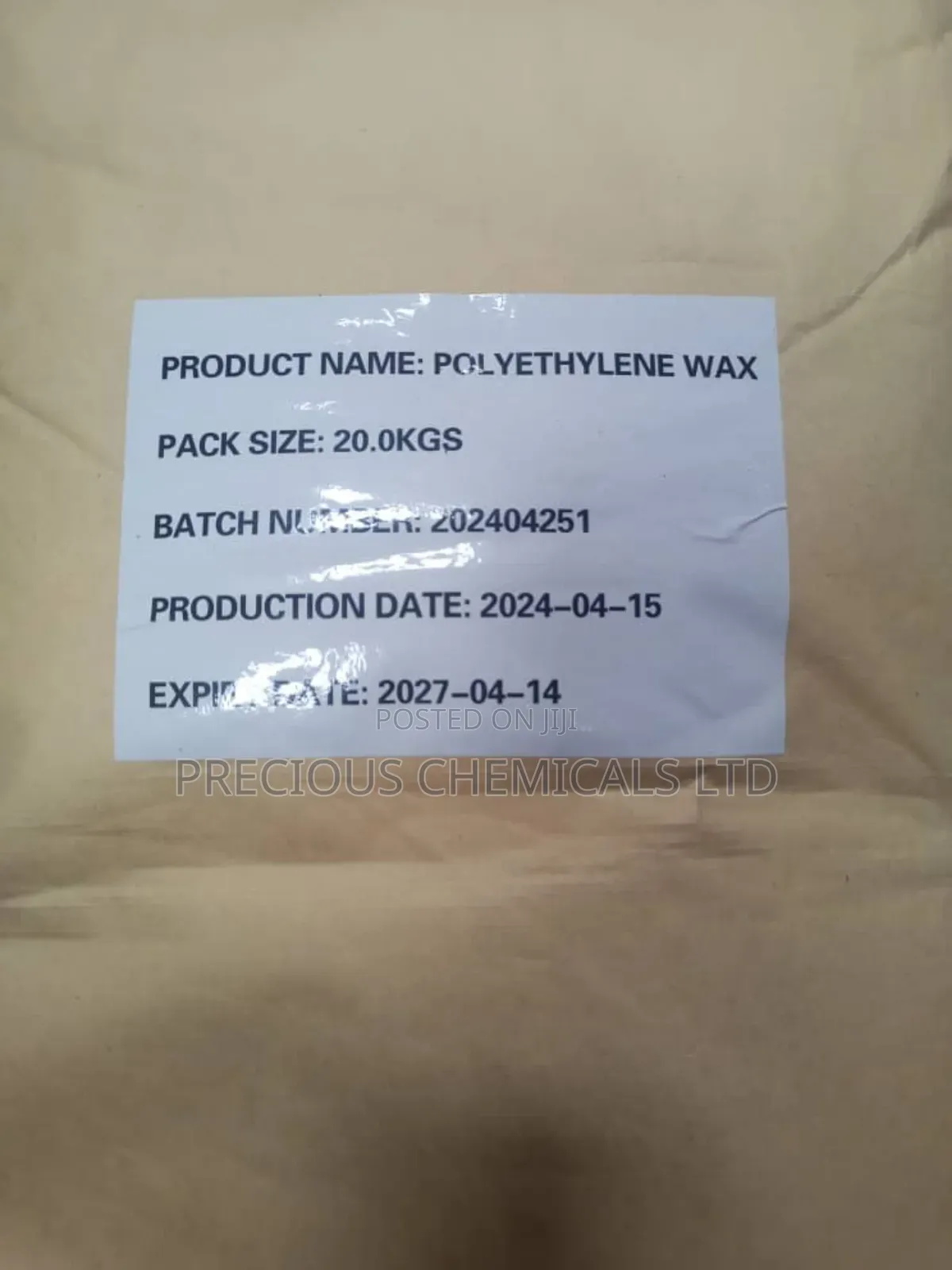 Polyethylene Wax (Origin)