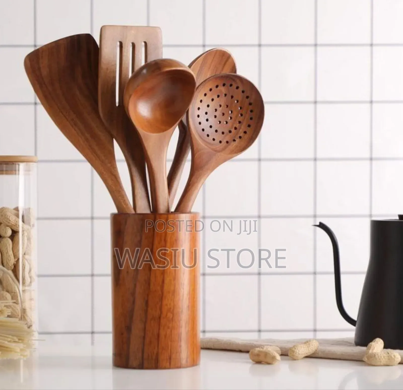 Wooden Cooking Spoon Utensils Set