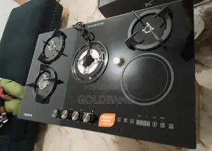 Ergonomic 4 Gas +1 Electric Polystar Built-in Gas Hob