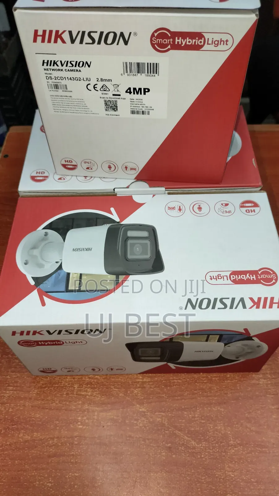 Hikvision 4 Mp Bullet Ip Built-in Microphone Audio