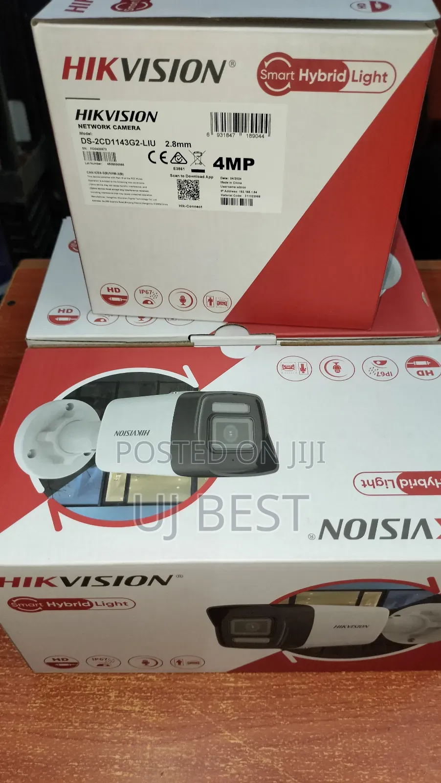 Hikvision 4 Mp Bullet Ip Built-in Microphone Audio