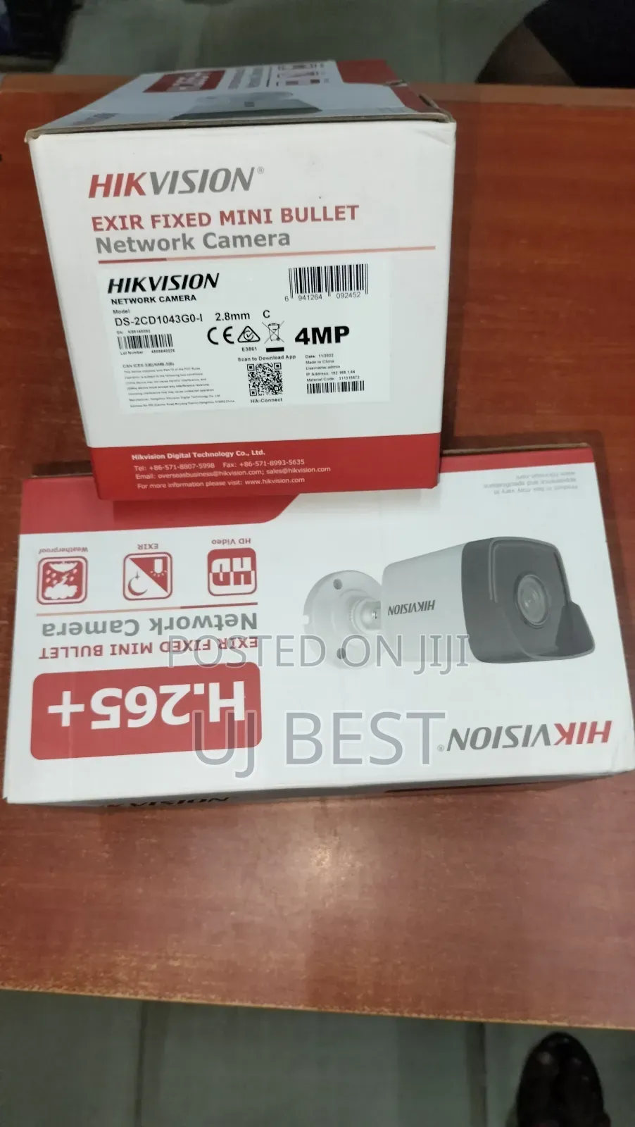 Hikvision Ds-2cd1043g0-I 4mp Bullet Ip Camera With