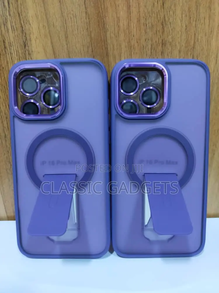 Magsafe Matte Case With Stand for iPhone 16 Pro Max