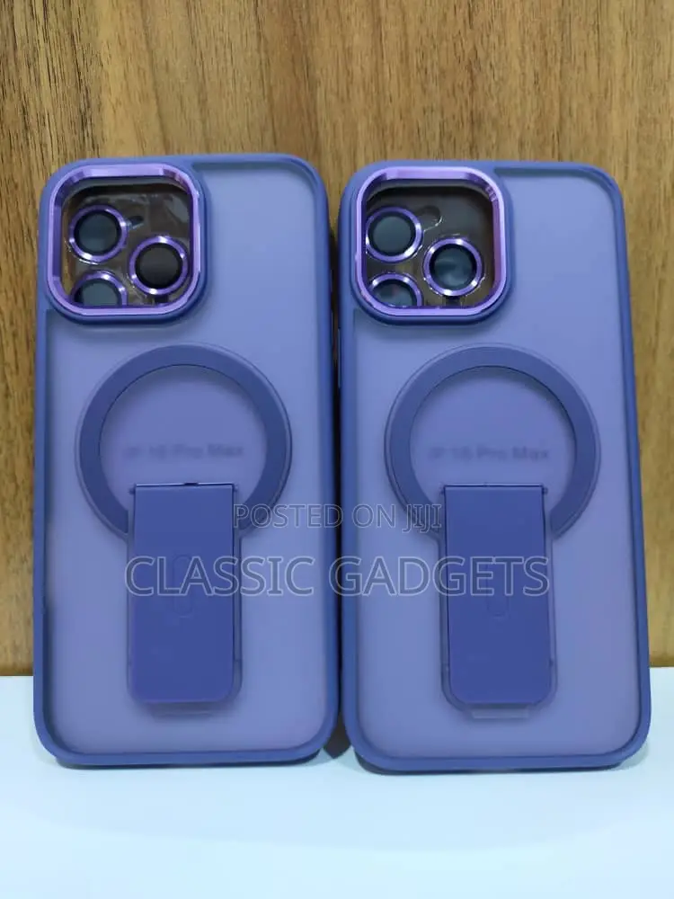 Magsafe Matte Case With Stand for iPhone 16 Pro Max