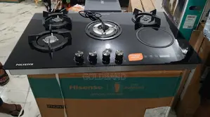 4 Gas +1 Electric Polystar Built-in Heavy Duty Gas Hob