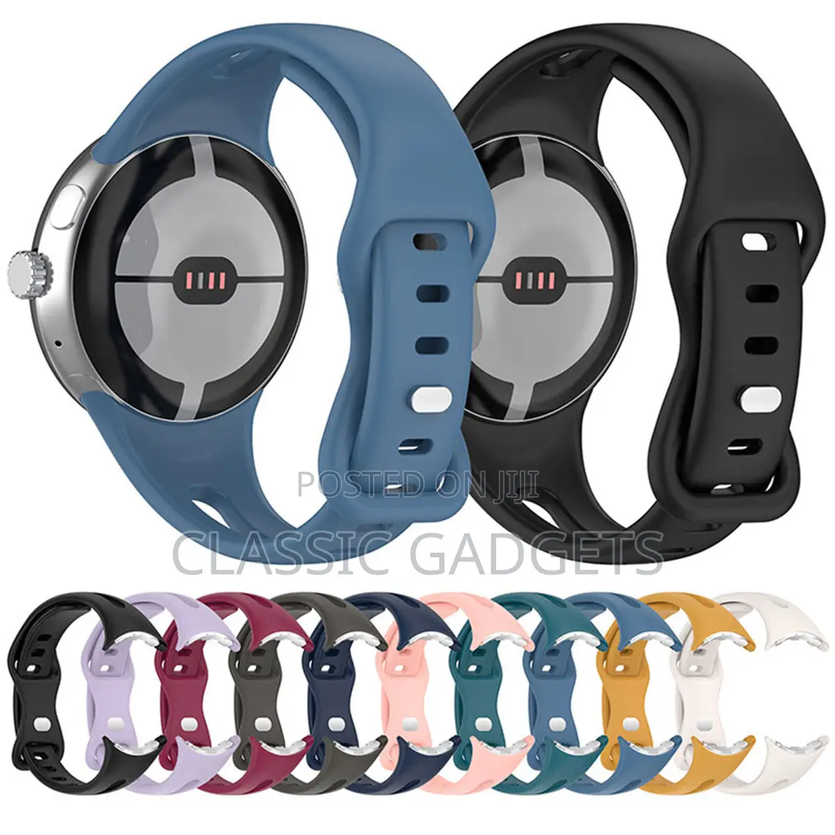 Silicone Slim Replacement Strap for Google Pixel Watch