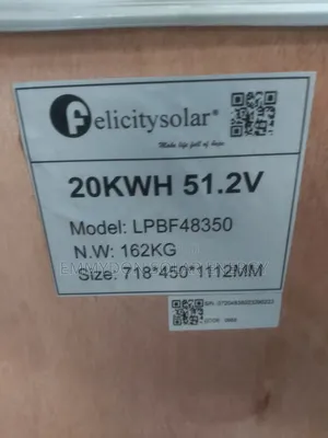 Felicity Lithium Iron Battery 20kwh 51.2v