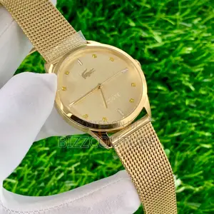 Original Lacoste Gold Chain Watch Is Available in Store Now