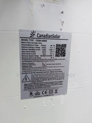 Original Canadian 450watt Solar Panel