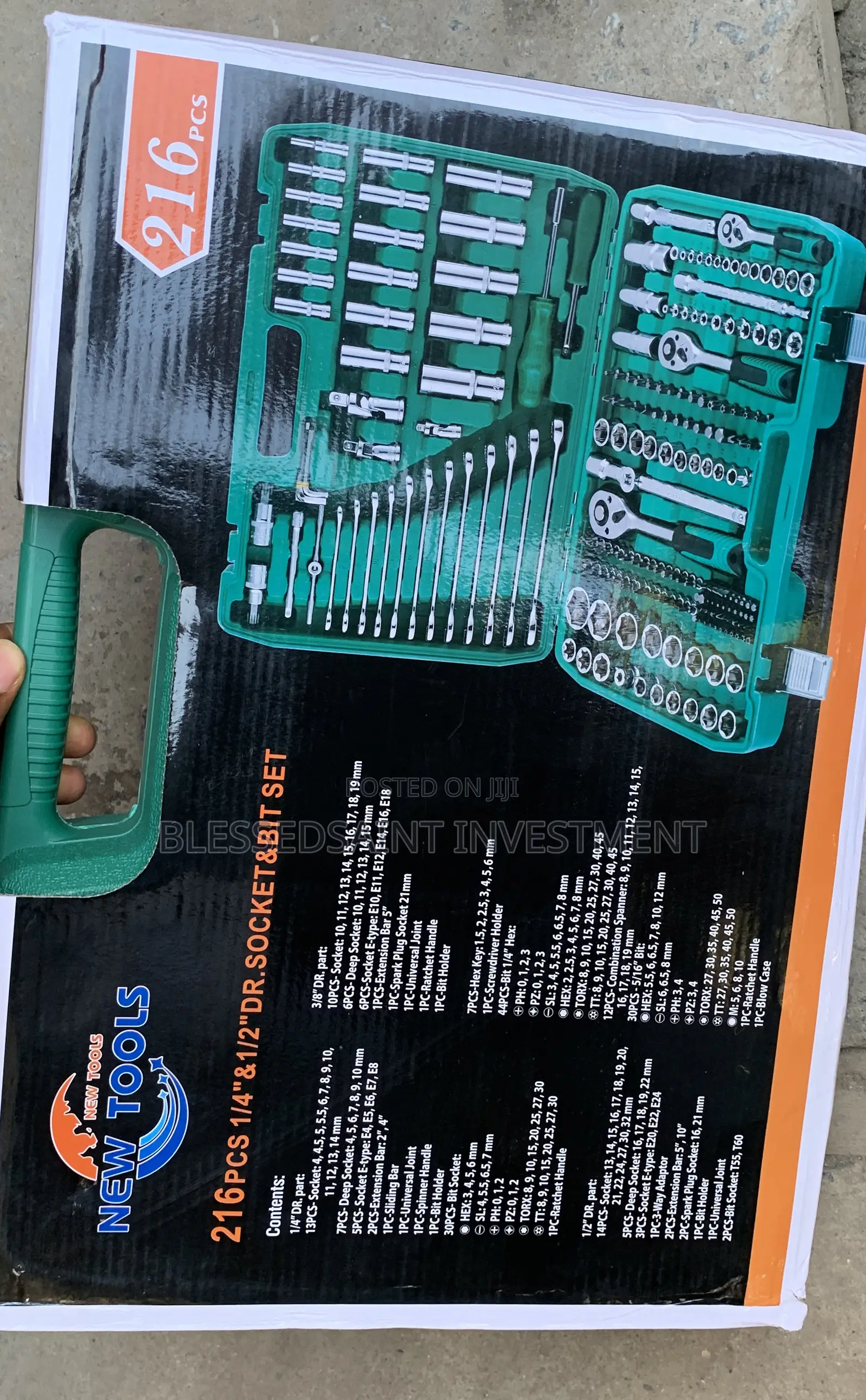New Tools 216pcs Tools Box Set