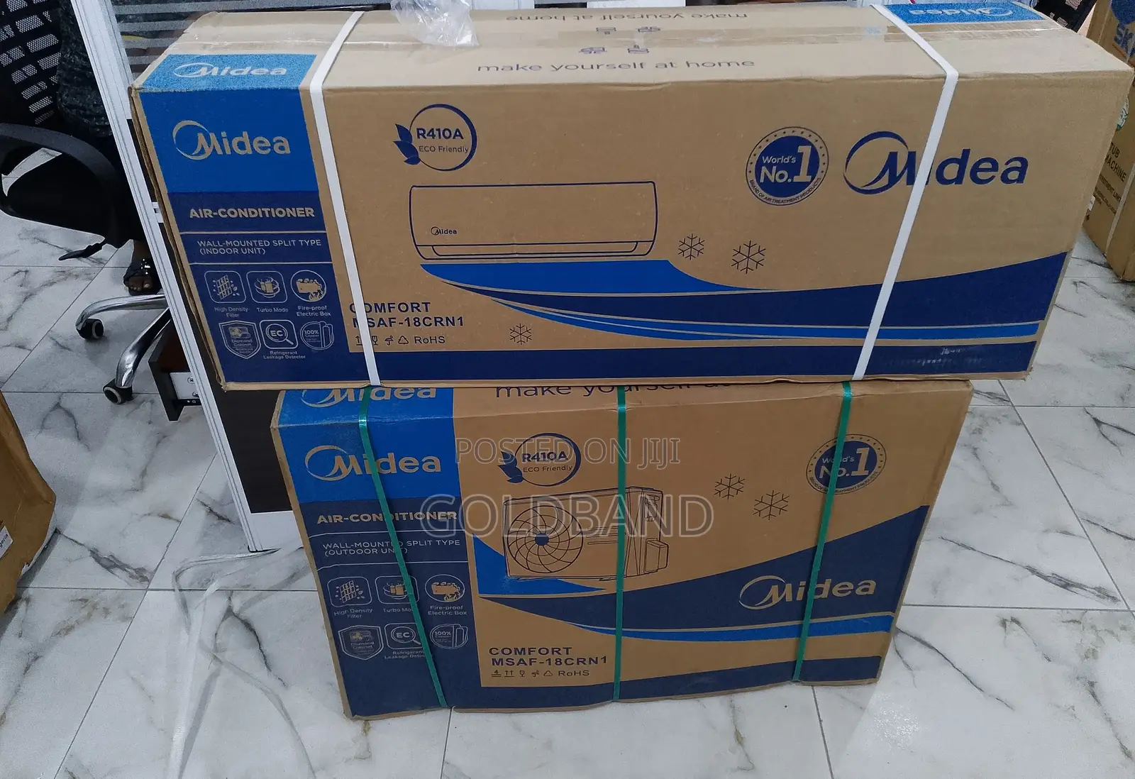 1.5hp Midea Dual Non-Inverter Pure Cooling AC