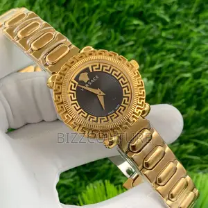 Original Versace Gold Chain Watch Is Available in Store