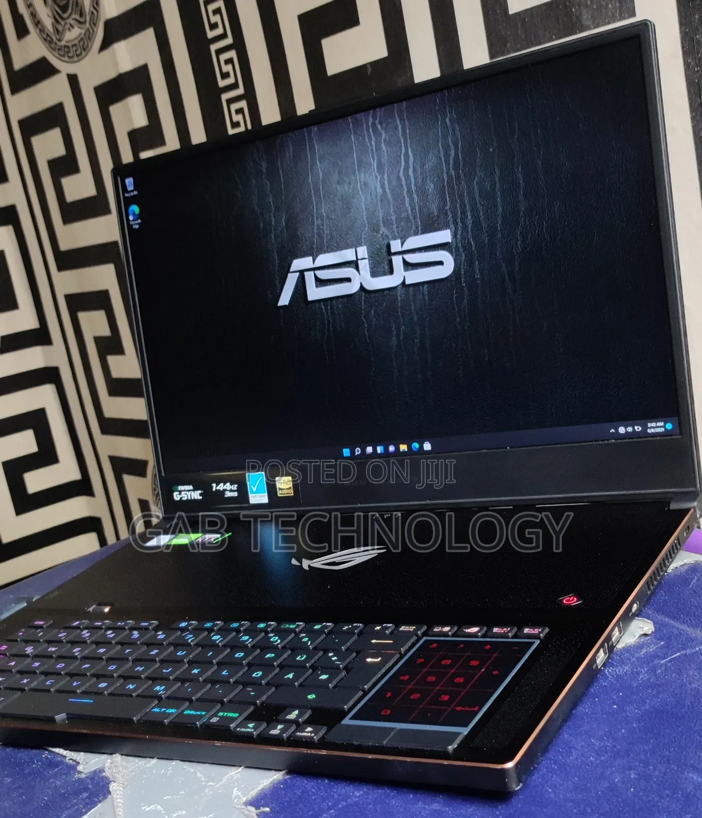 Laptop Asus ROG Zephyrus S GX701 16GB Intel Core I7 SSD 1T