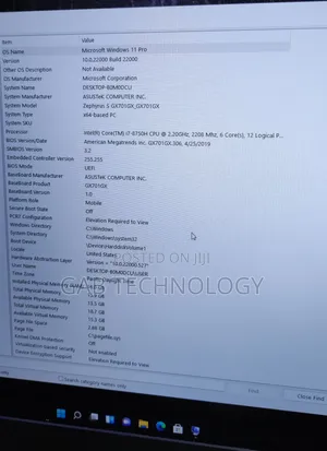 Laptop Asus ROG Zephyrus S GX701 16GB Intel Core I7 SSD 1T