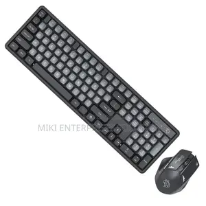 Porodo Gaming PDX225 Wireless Keyboard Mouse Set Black